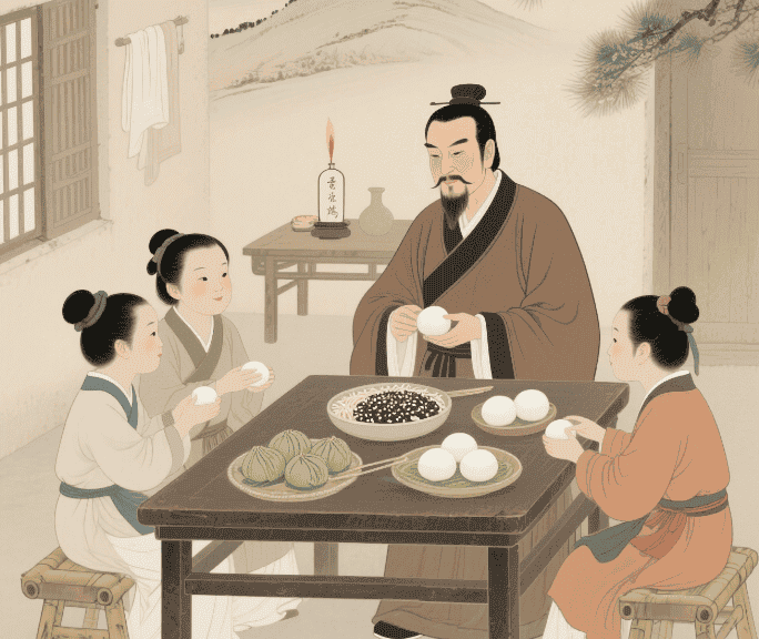三馅团子