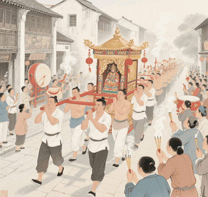 兴化都天庙会