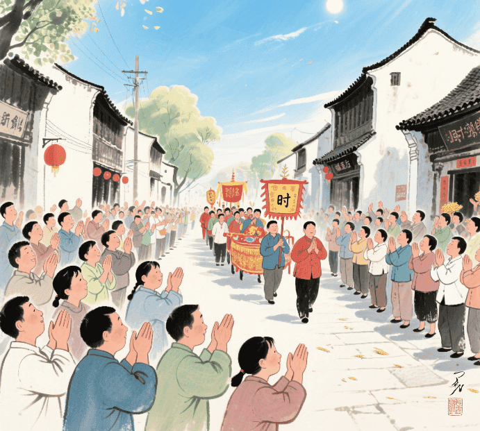 时堰庙会
