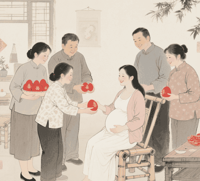 红喜蛋习俗