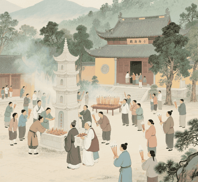 虞山三月三报娘恩