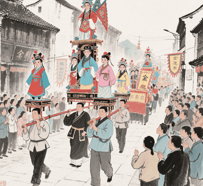 金坛抬阁