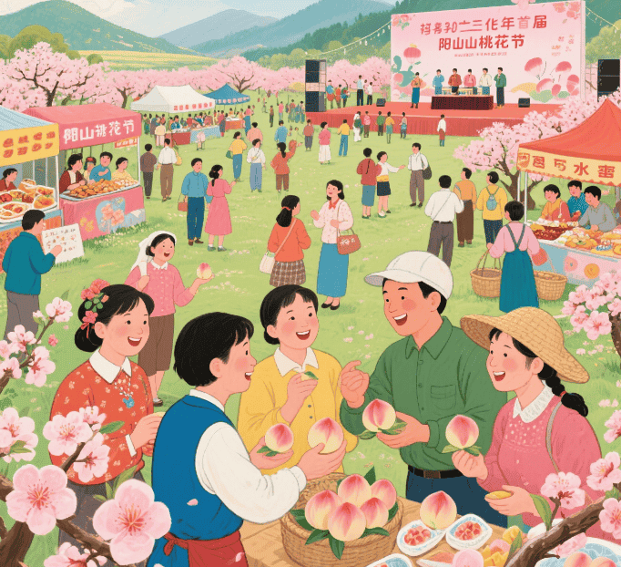 阳山桃花节