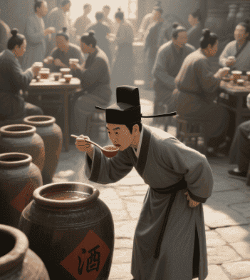 吏部郎偷酒