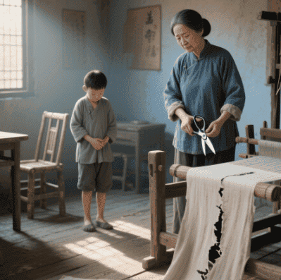 孟母断织