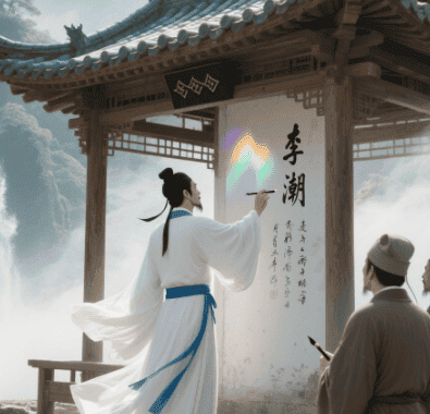 李白题诗