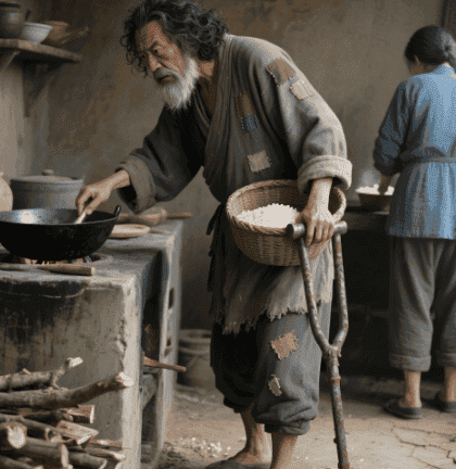 铁拐李偷锅