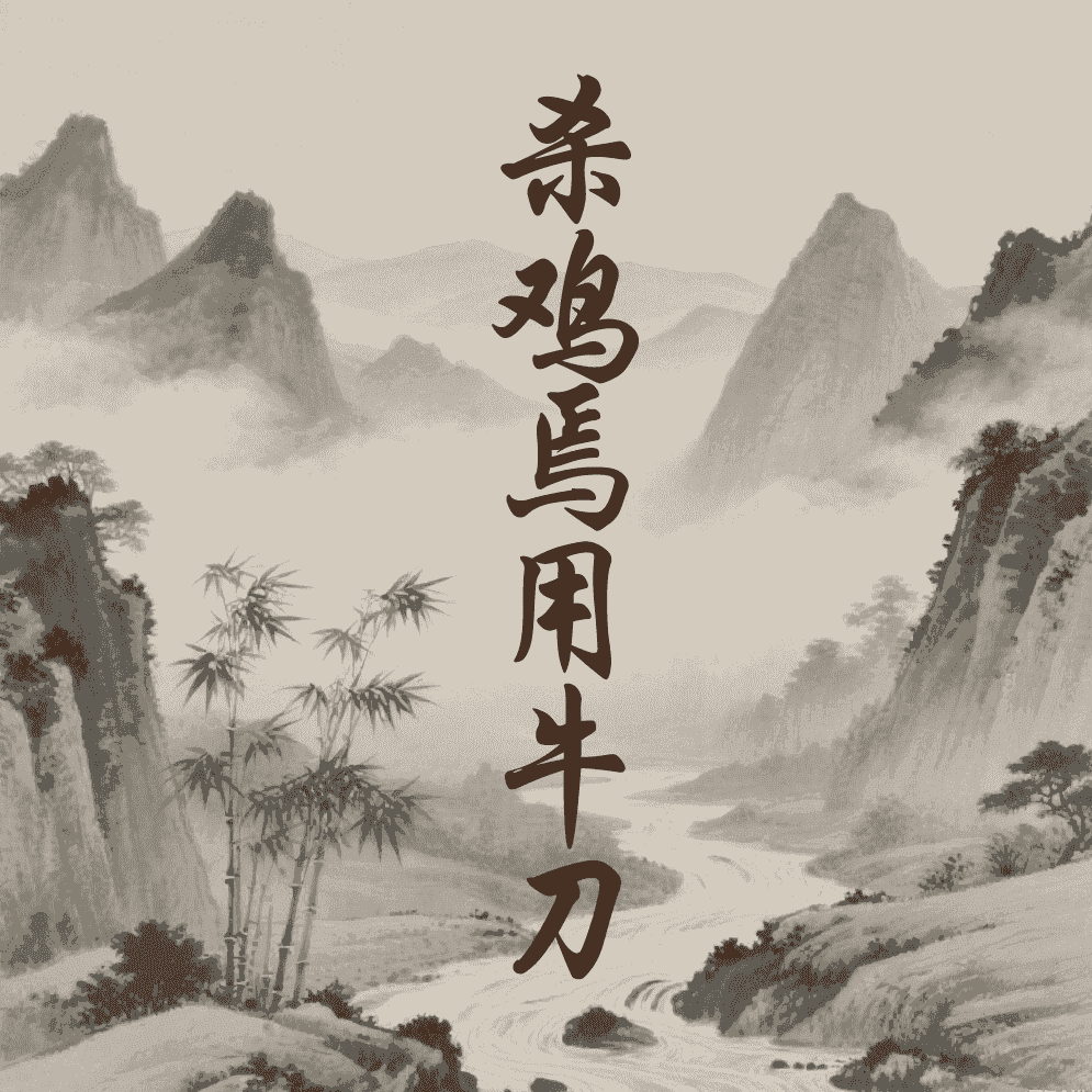 杀鸡焉用牛刀