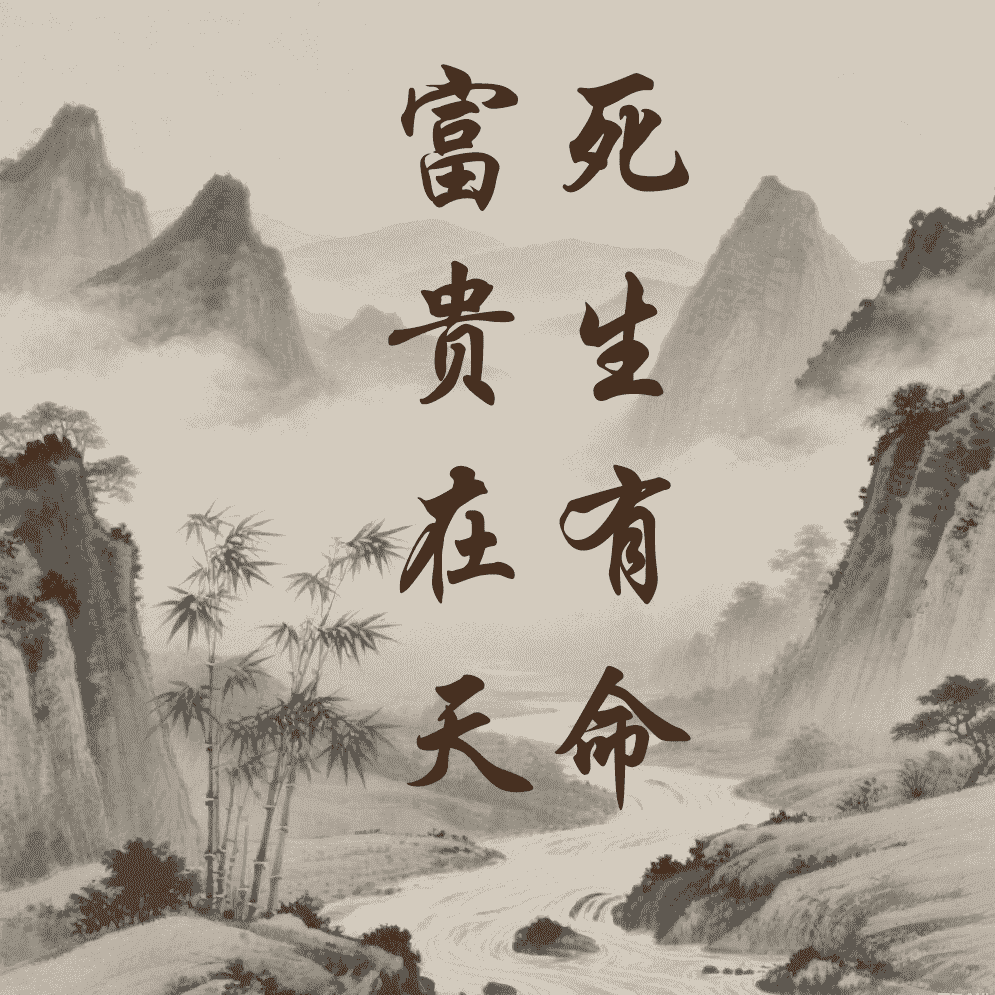 死生有命，富贵在天