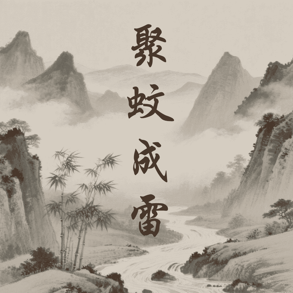 聚蚊成雷