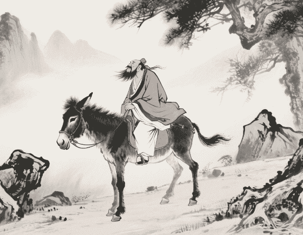 张国老倒骑毛驴
