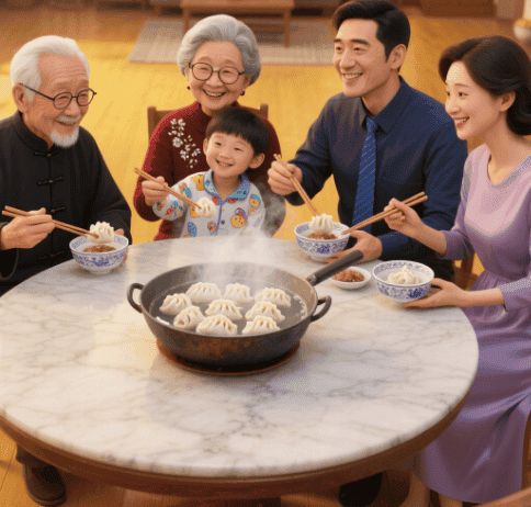 冬至吃饺子
