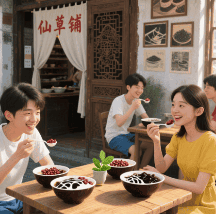 大暑吃仙草