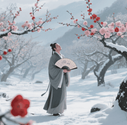 小寒探梅