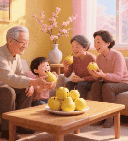 惊蛰吃梨