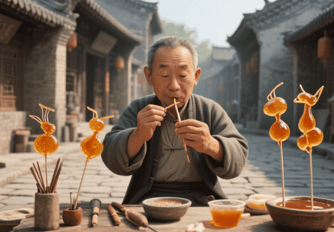 丰县吹糖人