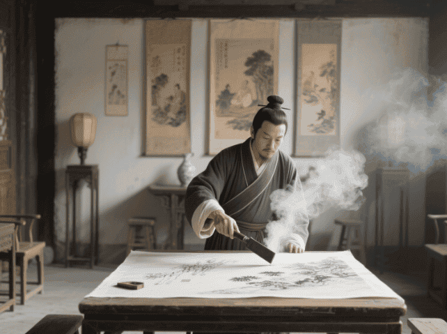 鼓楼烙画