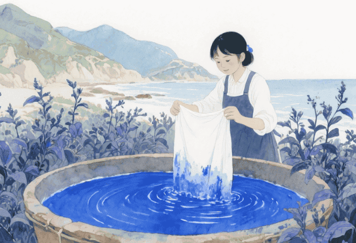 南通蓝印花布