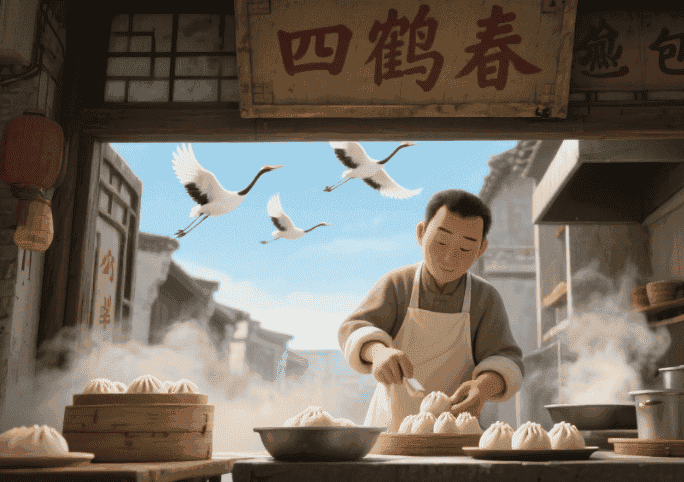四鹤春小笼包