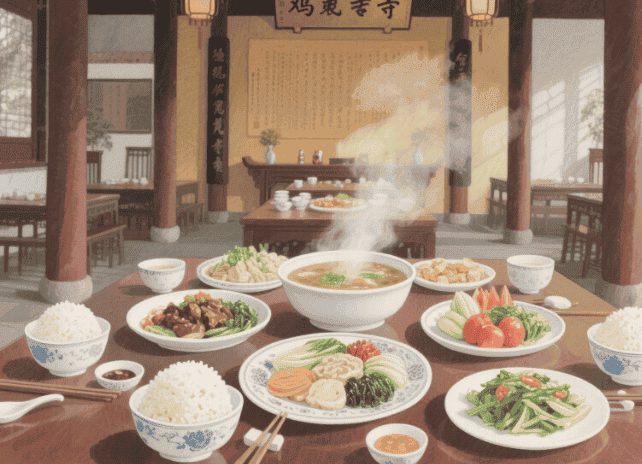鸡鸣寺素食