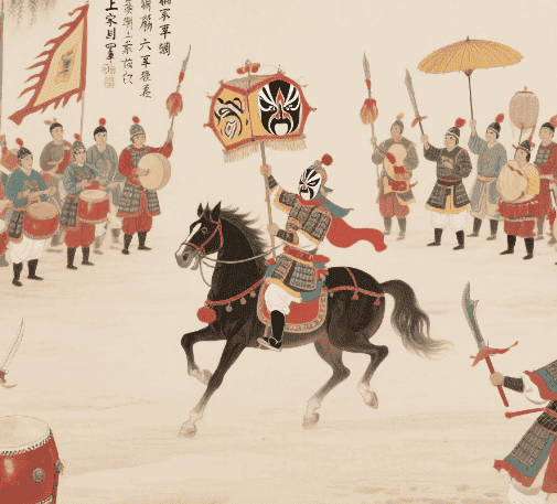 上宅里将军马灯