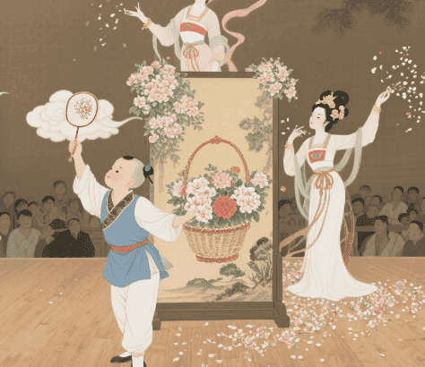 泼花篮