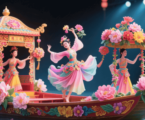 葛塘三花舞