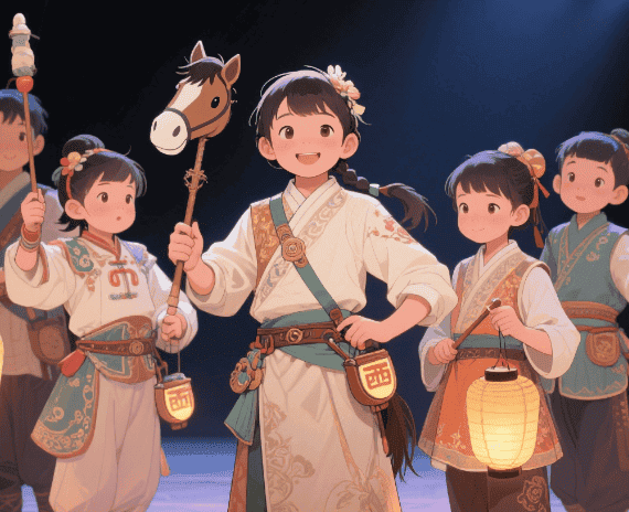 西舍小马灯