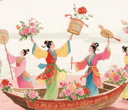 陈桥花船舞