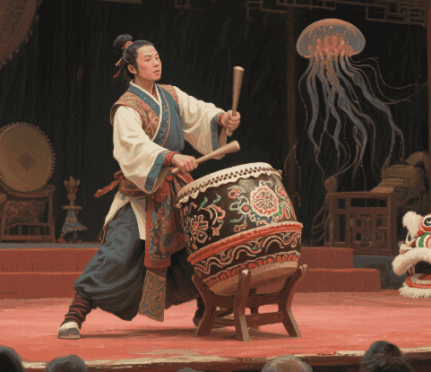 水母山狮鼓