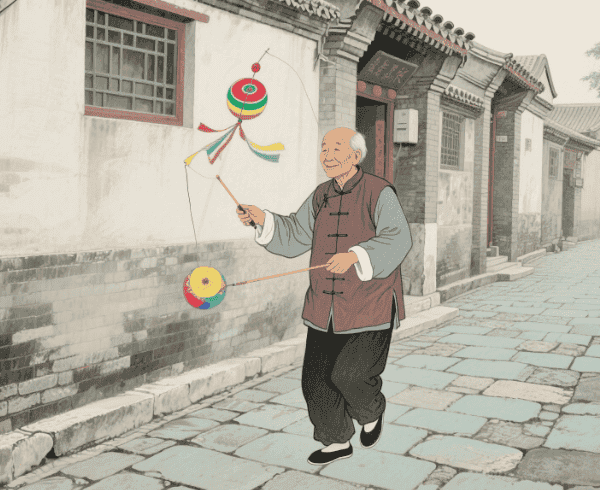 抖空竹